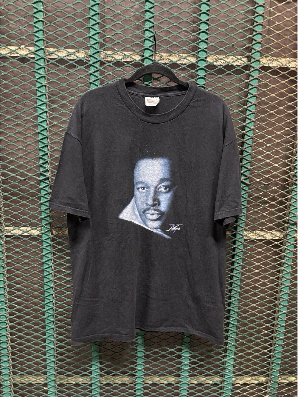 Vintage 90s Luther Vandross Power Of Love T-Shirt R&B Soul Size XL Rare